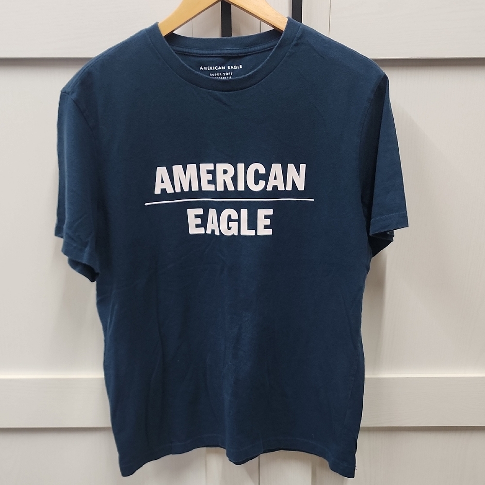 American Eagle Dark Blue Super Soft Tee
